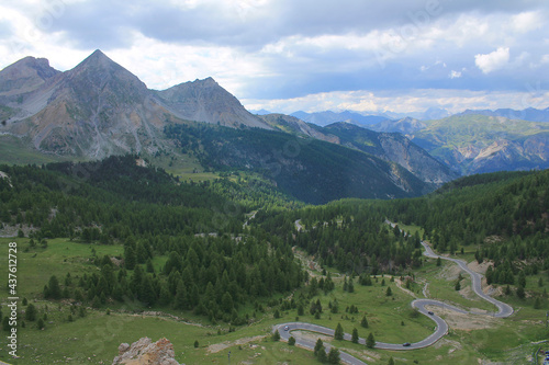 Izoard pass, a road that takes cyclists, hikers and drivers from the briançonnais to the château Queyras
 photo