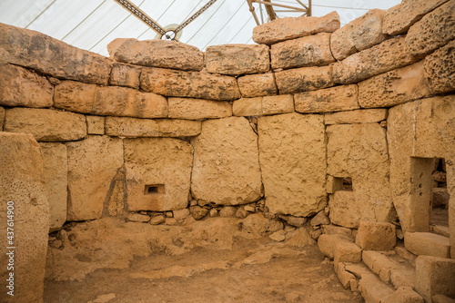 Ħaġar Qim is a megalithic temple complex found on the Mediterranean island of Malta, dating from the Ġgantija phase (3600-3200 BC) The Megalithic Temples of Malta Hagar Qim the most ancient religious photo