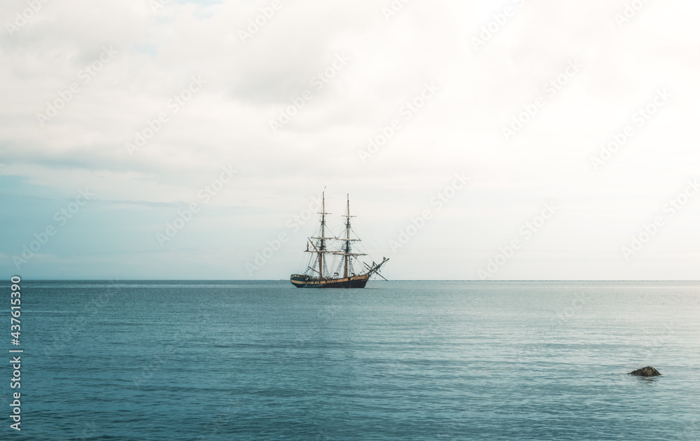 Phoenix ship at Charlestown, Cornwall