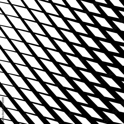 White background with complex black elements that make up the grid.Vector illustration.