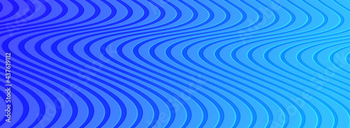 Abstract Blue Background Design with Dynamic Lines Concept.