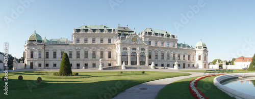 Baroque Belvedere Palace in Vienna, Austria.