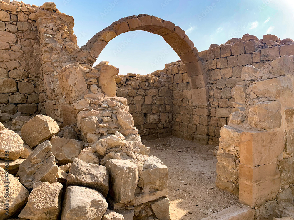 Ruins of the ancient Nabatean settlement of Shivta