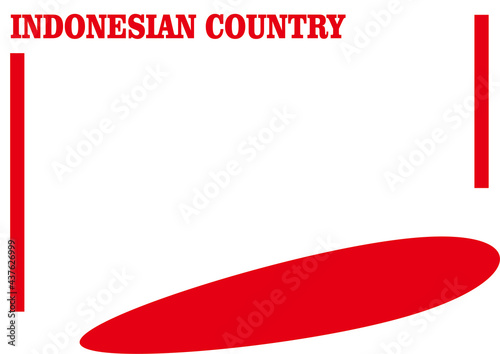 illustration of an background indonesia red and white