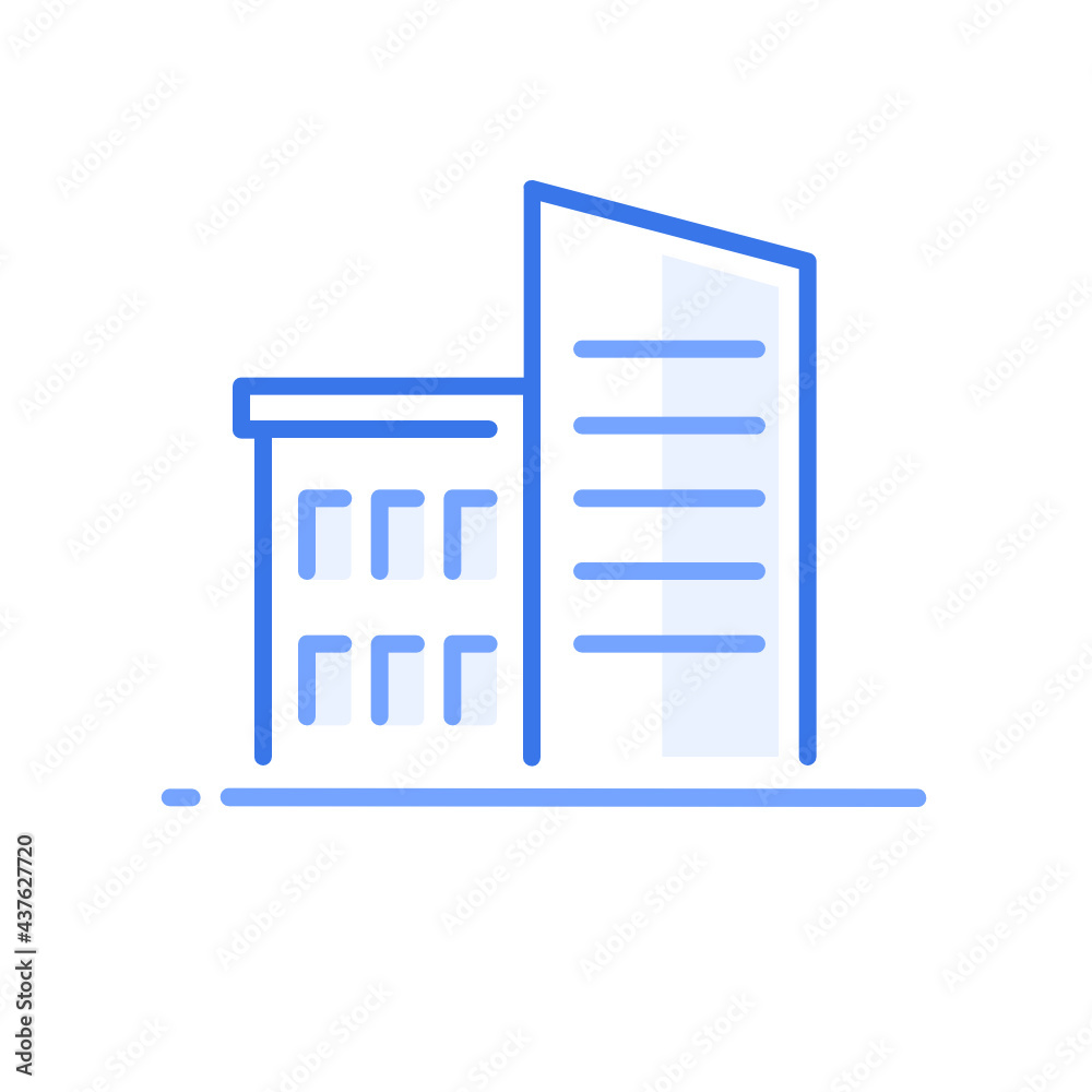 city office building outline icon city office building outline icon