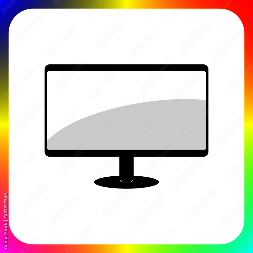 monitor simple clip art vector illustration monitor simple clip art vector illustration