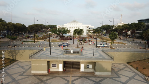 Deodoro Square drone view  Sao Luis  Maranh  o