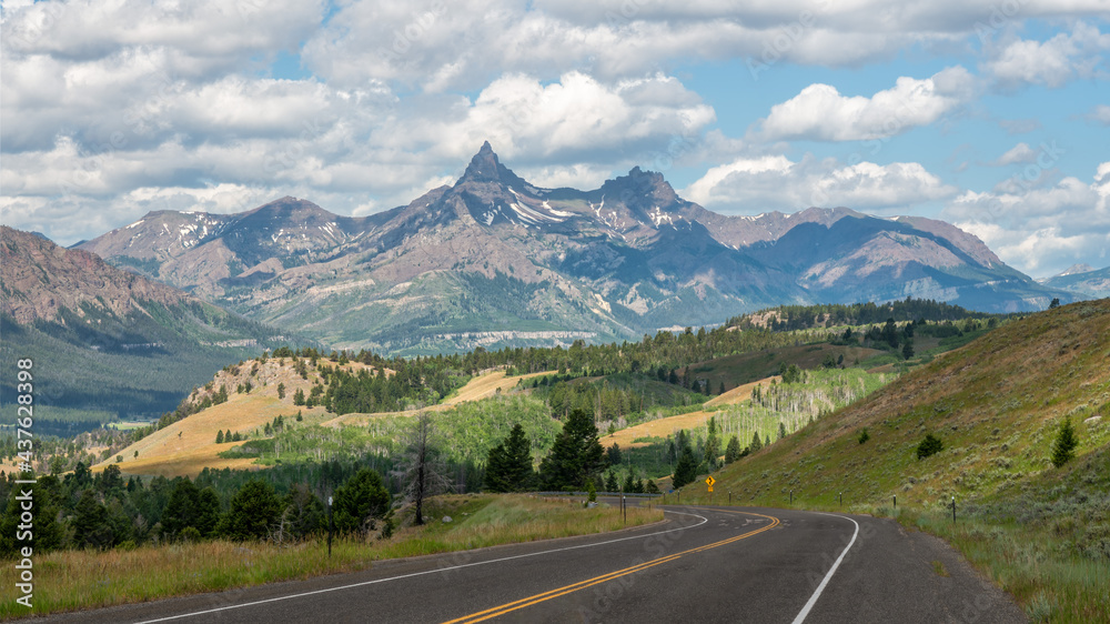 Beartooth Scenic Byway - Pilot and Index Peak in the Absaroka Range