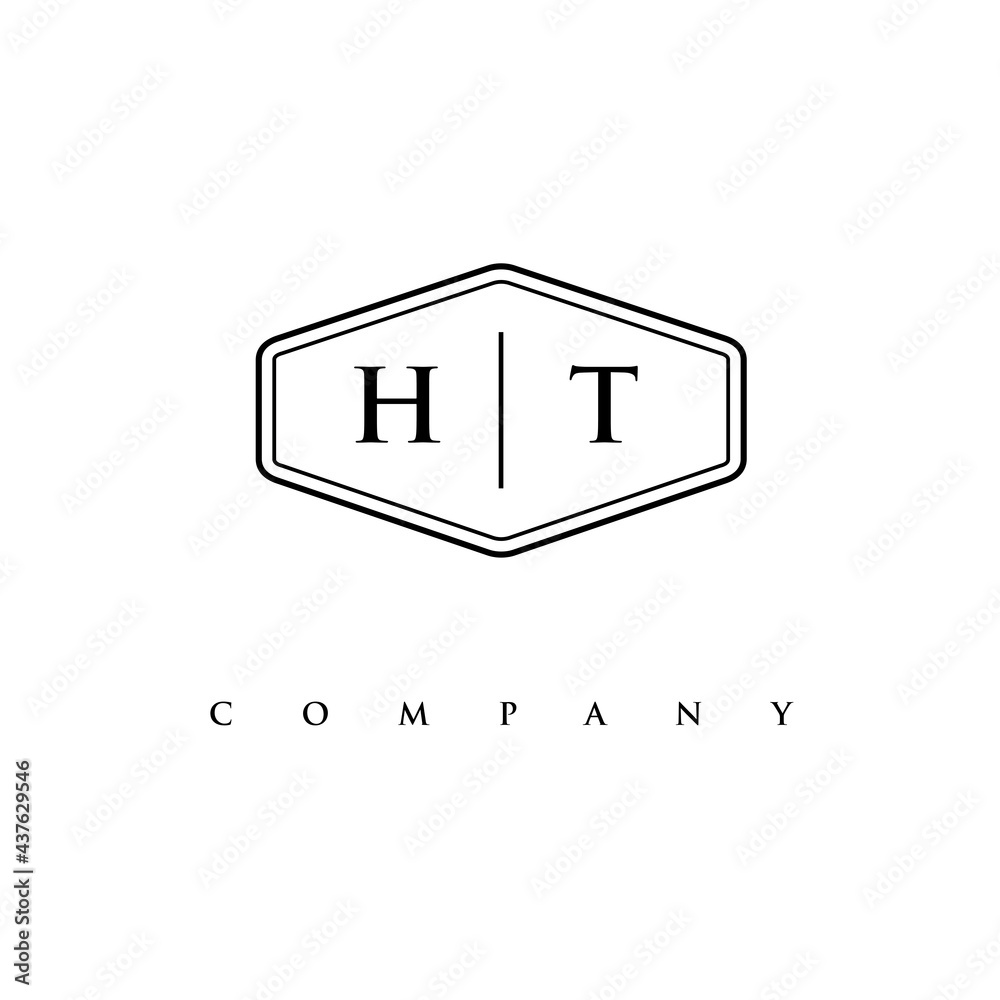 initial HT logo design vector initial HT logo design vector