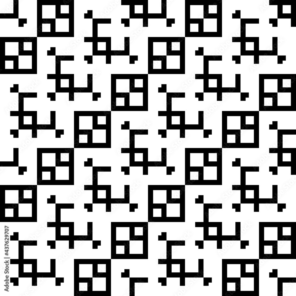 Seamless pattern. Geometric vector background. Seamless pattern. Geometric vector background.