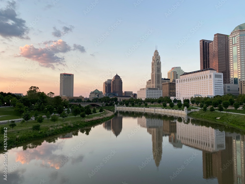 Fototapeta premium Skyline of Columbus, Ohio