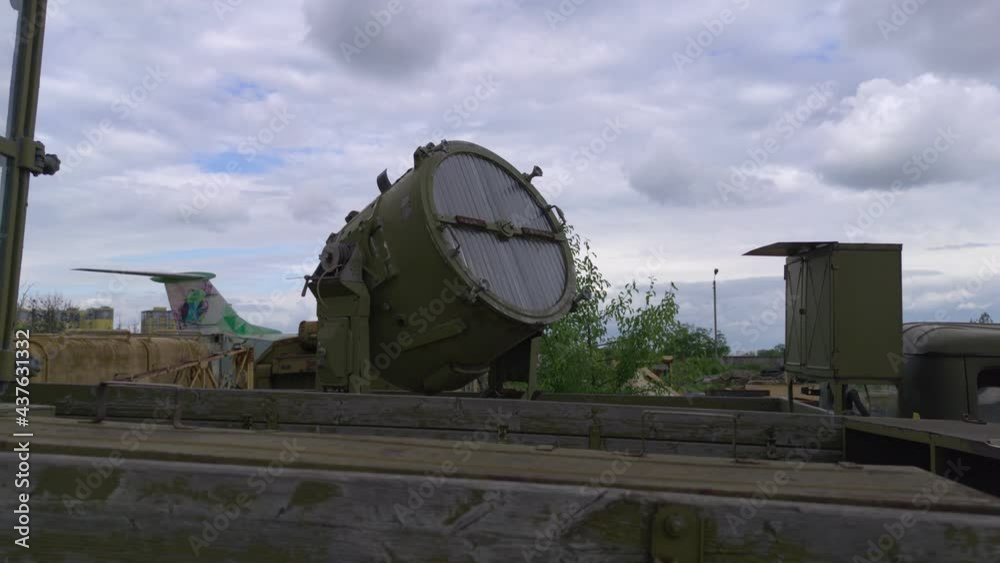 The retro floodlight military light equipment The retro floodlight military light equipment