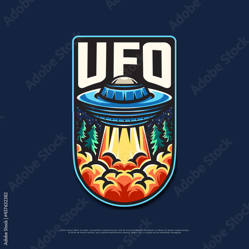 Ufo Mascot Logo Design