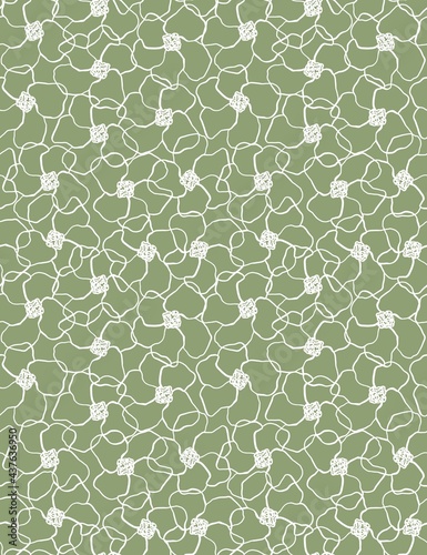 A pattern of tropical flowers. Seamless image, white outline of colors on a colored background.Design of wallpaper, fabrics, textiles, packaging, posters, postcards, wedding design.