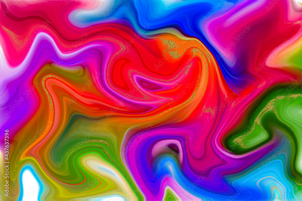 Colorful abstract painting background. Liquid marbling paint background. Fluid Ink Visual Arts. Mix of acrylic vibrant colors. Fluid canvas painting texture. Style incorporates the swirls of marble Colorful abstract painting background. Liquid marbling paint background. Fluid Ink Visual Arts. Mix of acrylic vibrant colors. Fluid canvas painting texture. Style incorporates the swirls of marble