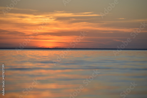 sunset in the sea © Melanie