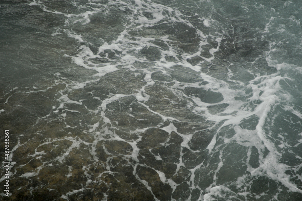 waves on the beach