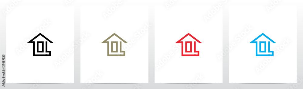 House Roof On Top Of Letter Logo Design Q House Roof On Top Of Letter Logo Design Q