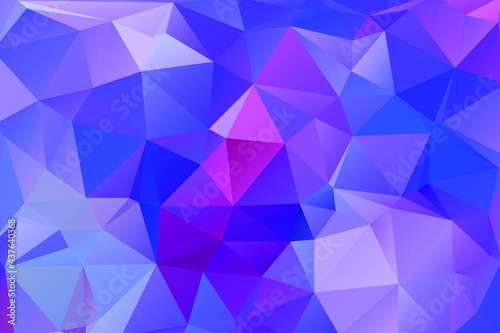 Geometric colorful background with triangular polygons. Abstract design. low poly Vector illustration.