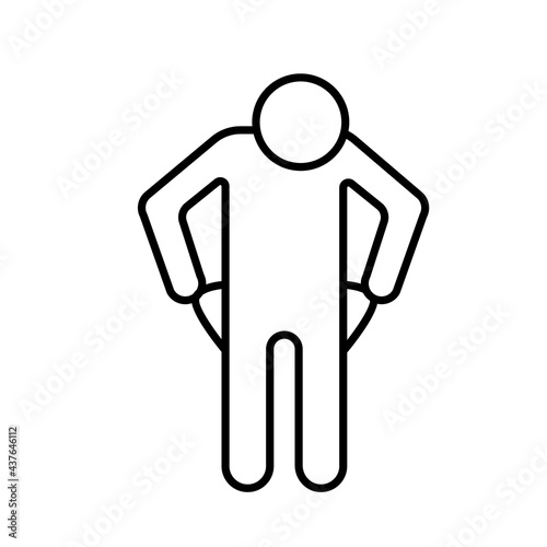 icon of a stick figure person