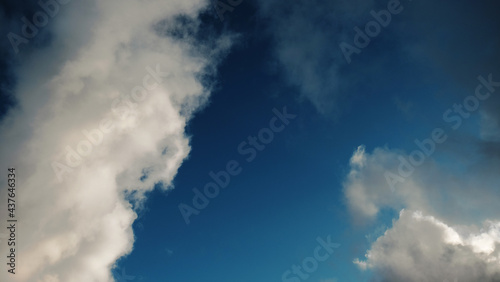 Clouds abstract during winter season