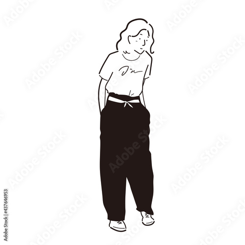 ボーイッシュな女性