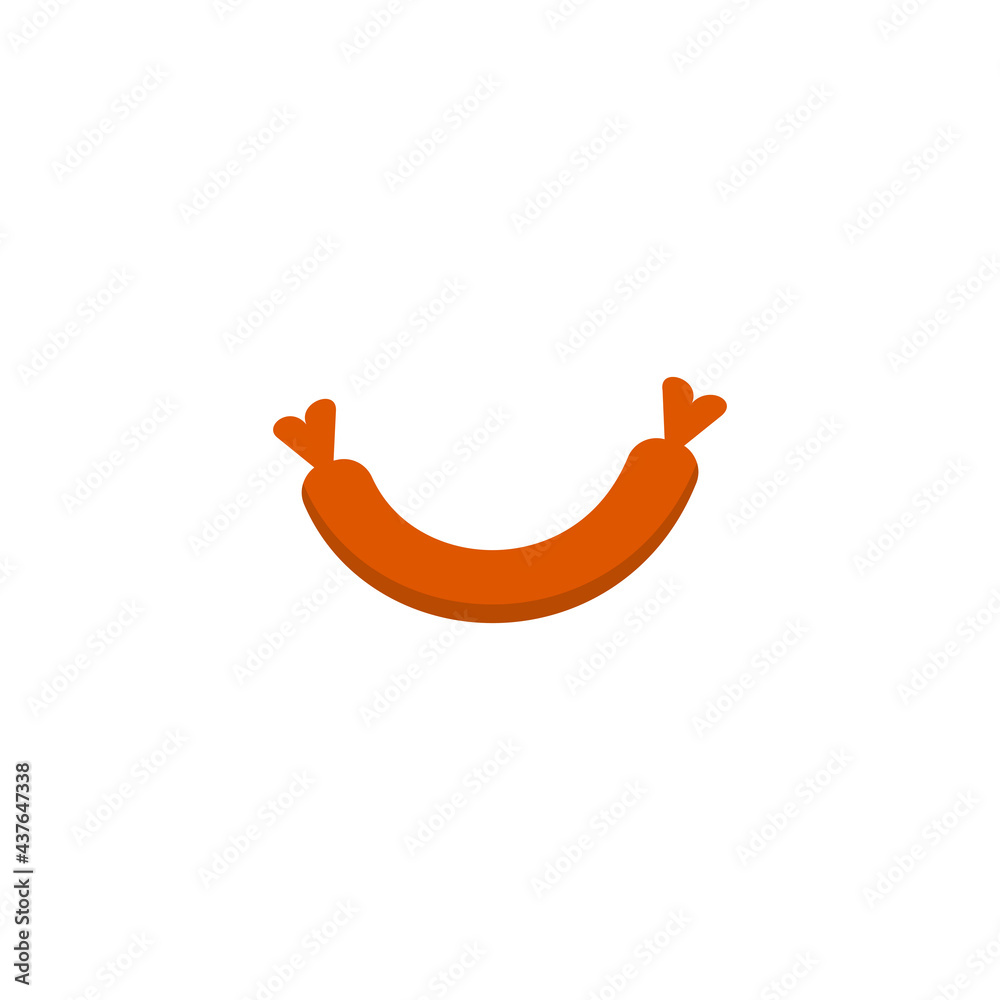 sausage icon vector sign symbol sausage icon vector sign symbol