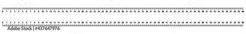 rsmc1 RulerScaleMetricCentimeter rsmc - ruler 0 - 60 cm . measuring tool . ruler scale / length measurement metric centimeter . horizontal - transparent vector illustration . AI10 / EPS10 . g10594