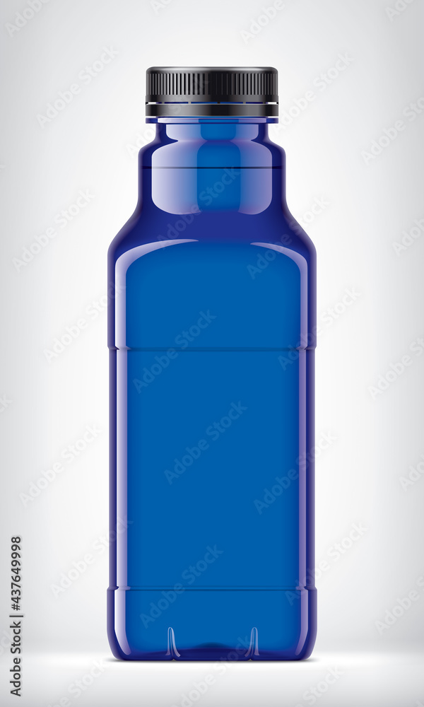 Color Plastic Bottle on background. Color Plastic Bottle on background.