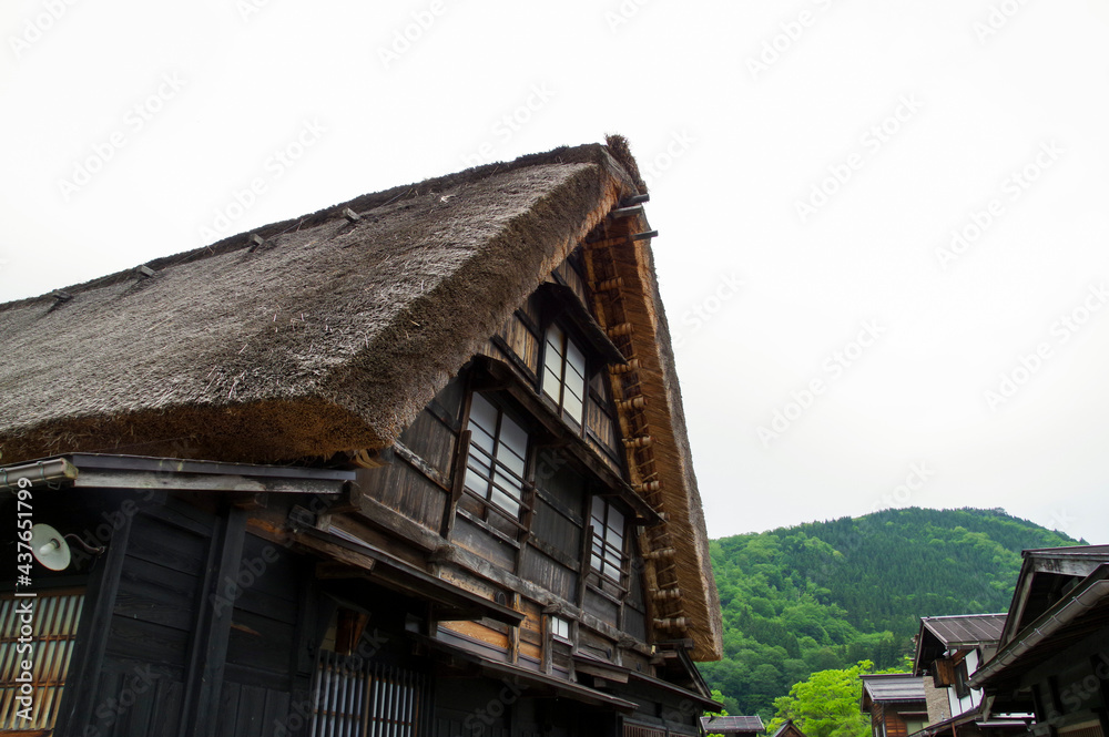 日本の伝統建築が残る白川郷