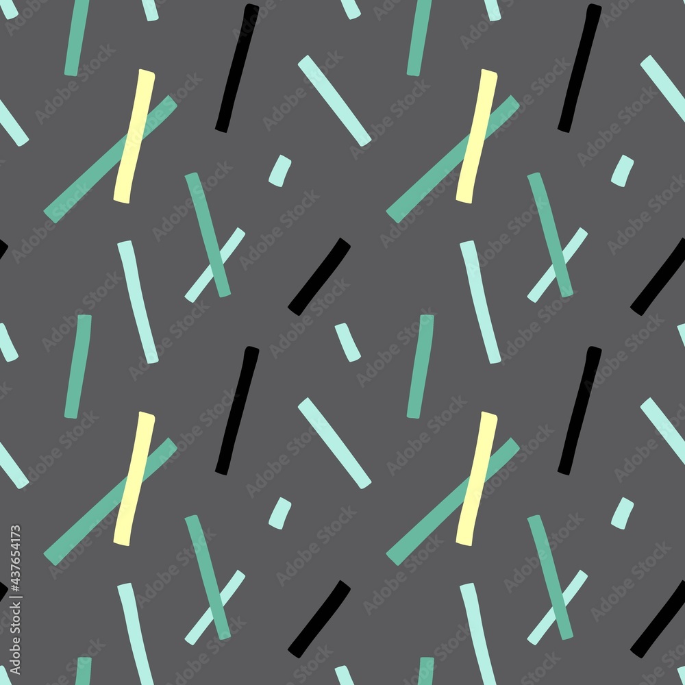 Simple seamless pattern. Green and yellow pastel colors, abstract hand drawn stripes, scandinavian childish minimal geometric collection. Decor textile, wrapping paper wallpaper vector print or fabric Simple seamless pattern. Green and yellow pastel colors, abstract hand drawn stripes, scandinavian childish minimal geometric collection. Decor textile, wrapping paper wallpaper vector print or fabric