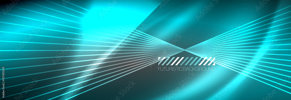 Neon dynamic beams vector abstract wallpaper background. Wallpaper background, design templates for business or technology presentations, internet posters or web brochure covers Neon dynamic beams vector abstract wallpaper background. Wallpaper background, design templates for business or technology presentations, internet posters or web brochure covers