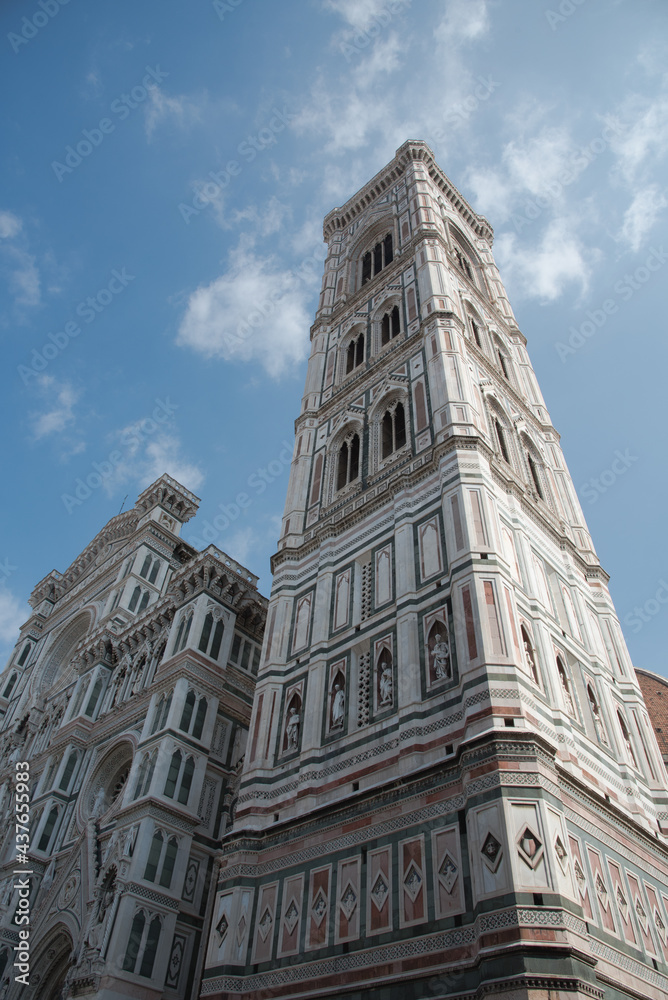 Architectural details of Cathedral of Santa Maria del Fiore Cathedral of Florence. Italy Europe