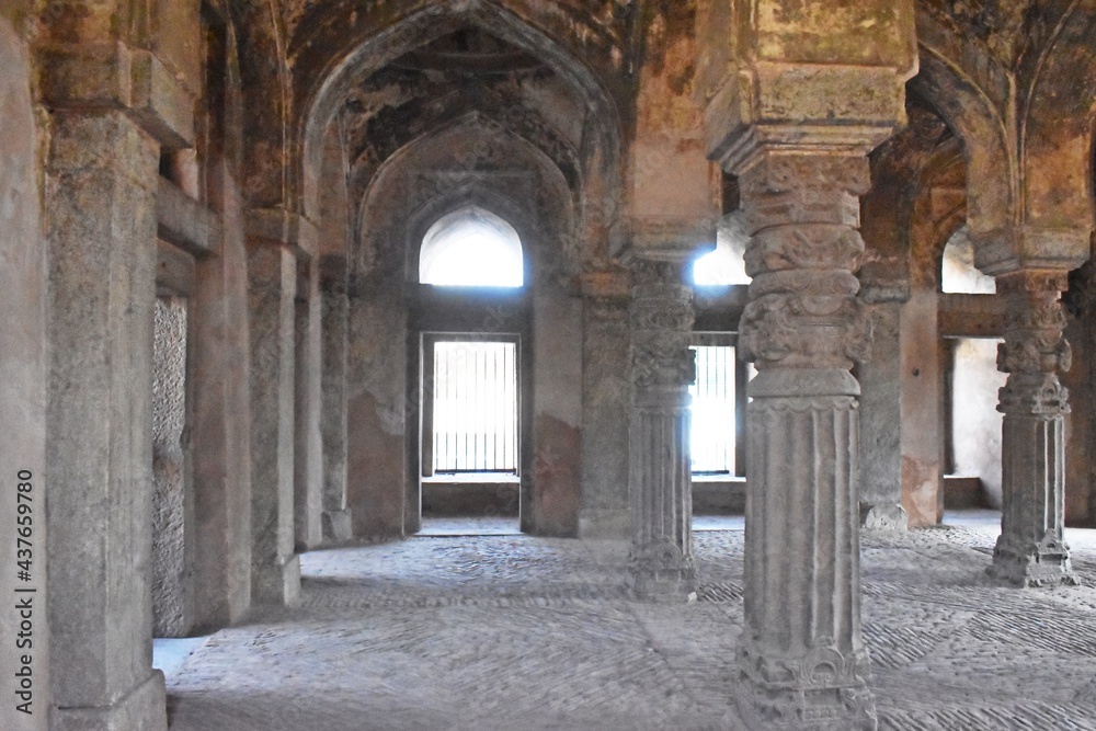 Naklejka premium A Historical Place Gujari Mahal ( palace ) Hisar ,Haryana, india