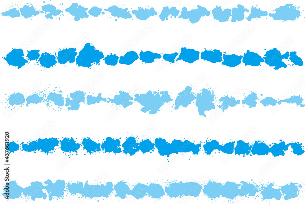 Obraz premium スプレーで描いた線素材集