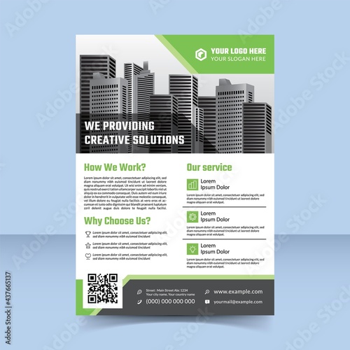 provider of creative solutions flyer template design