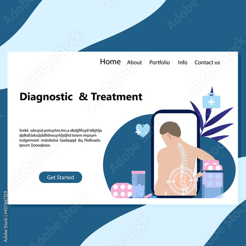 Online alternative therapy to be treated landing page