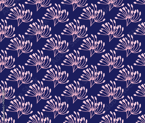 vector pattern on a dark blue background