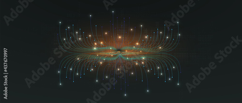 abstract technology data background Business & development