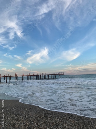 pier on the beach