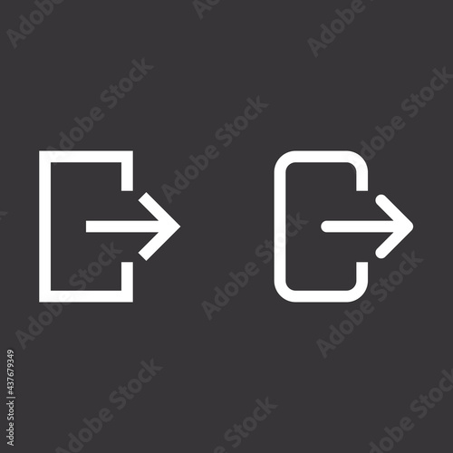 Account logout icon