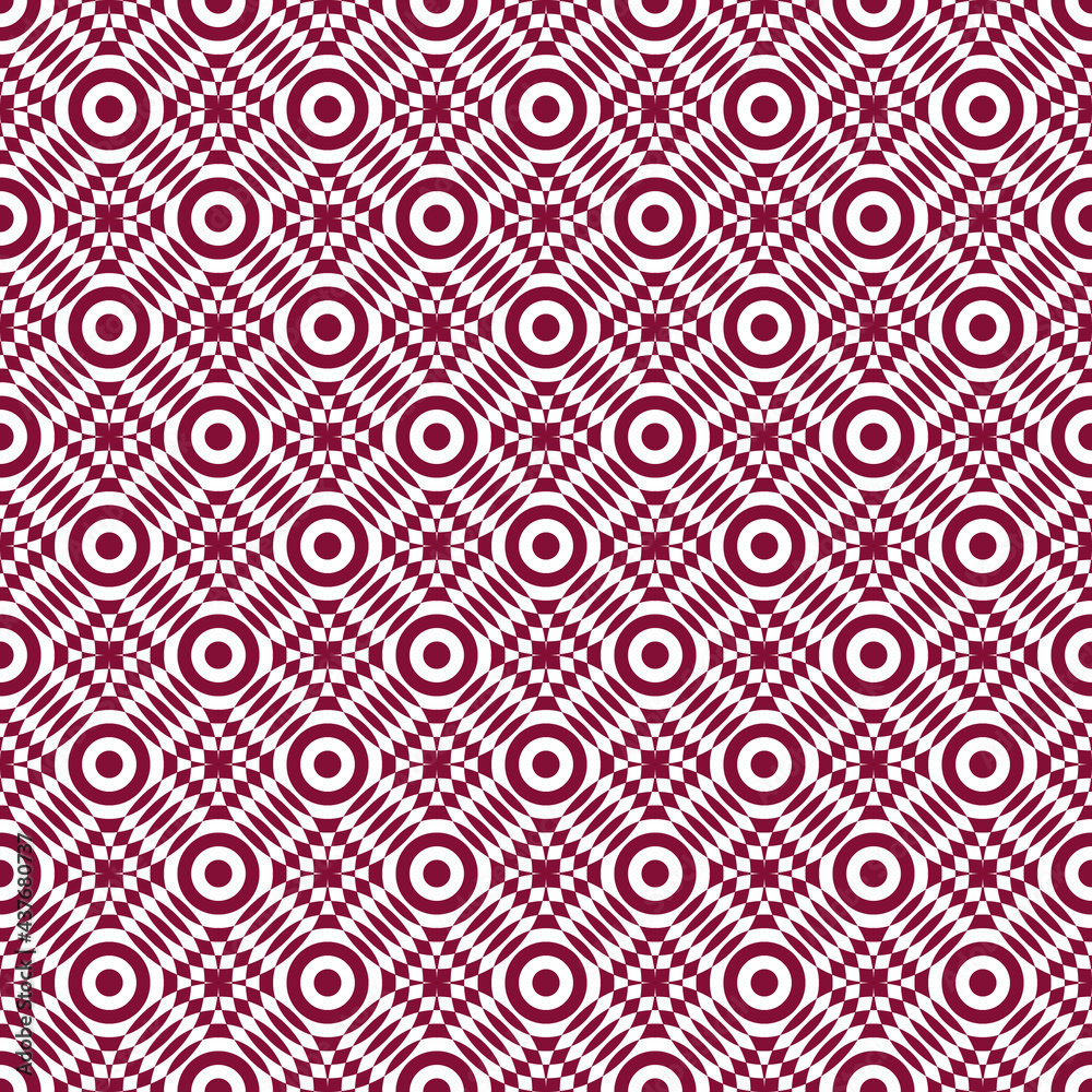 Fototapeta premium Abstract vector geometric seamless pattern.