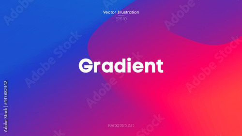 Gradient background color, vector illustration. Abstract background with fluid colors. EPS 10.