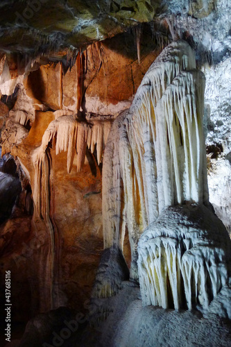Inside the Jenolan Caves in Australia photo