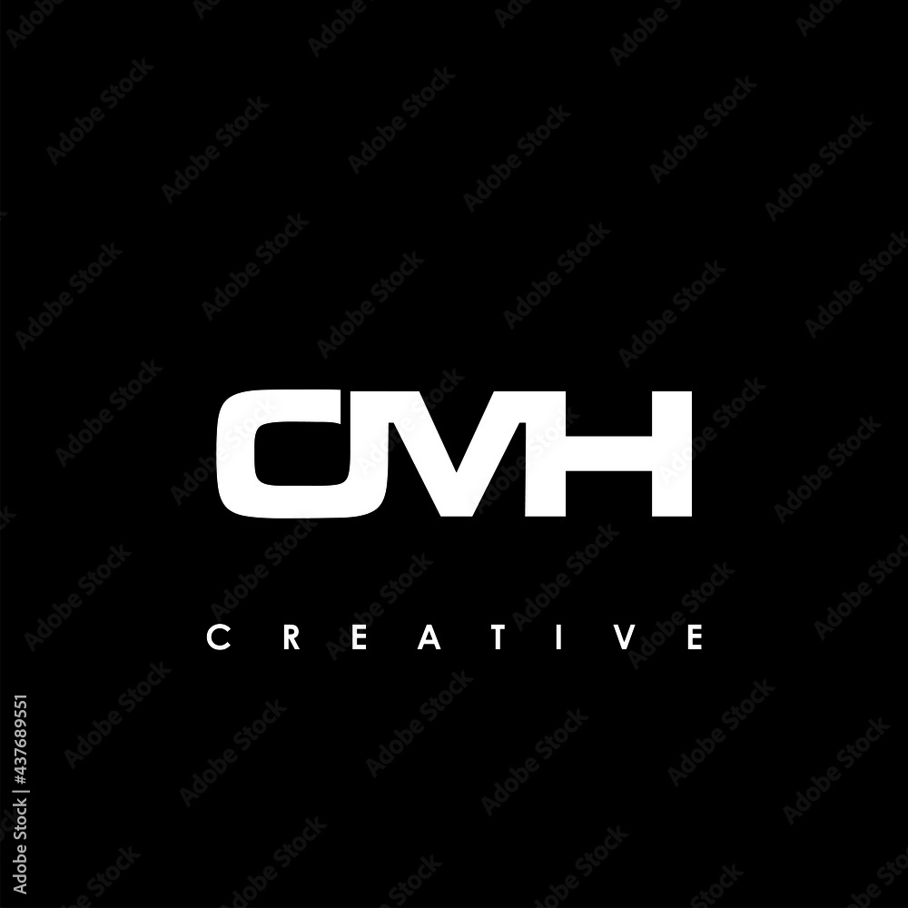 OMH Letter Initial Logo Design Template Vector Illustration