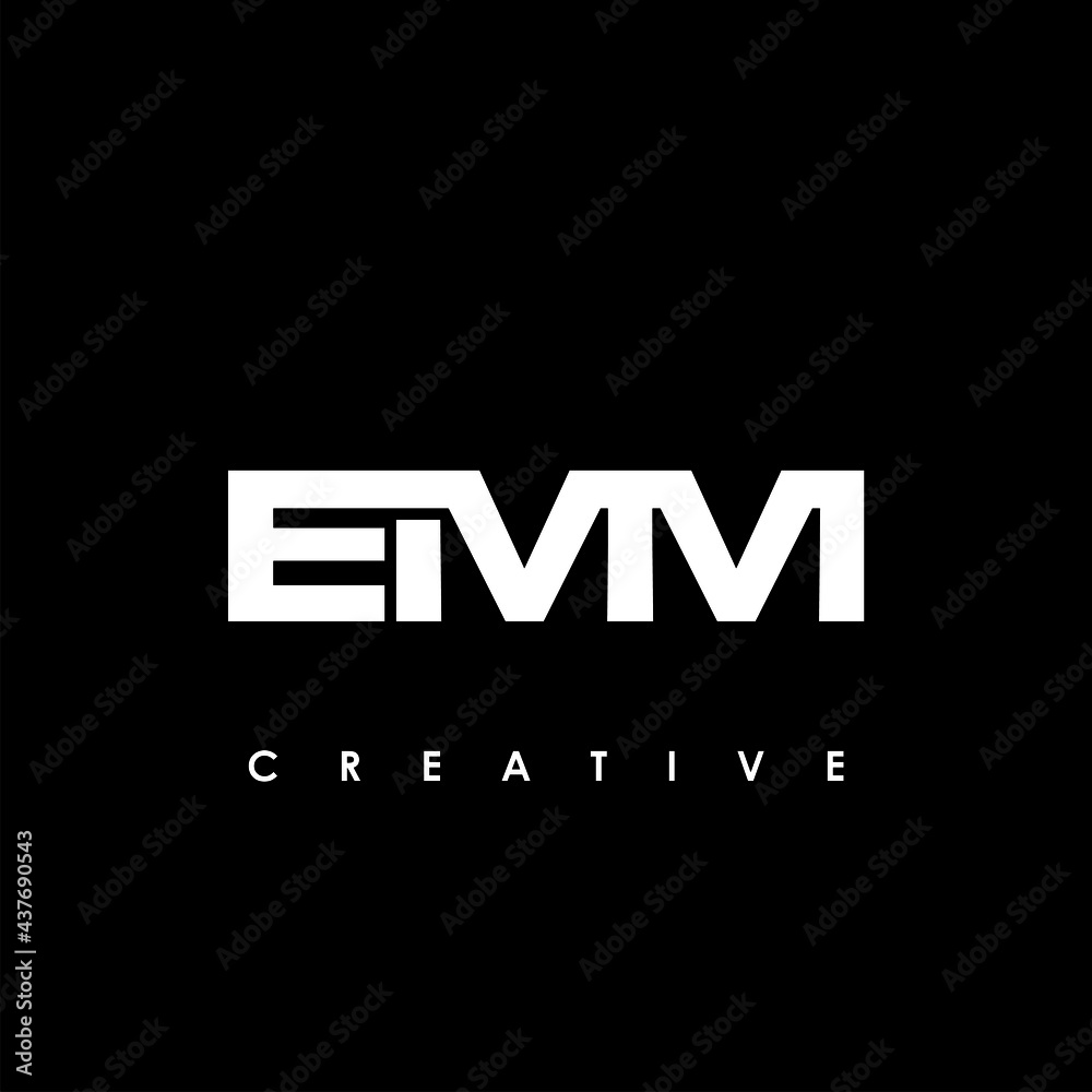 EMM Letter Initial Logo Design Template Vector Illustration