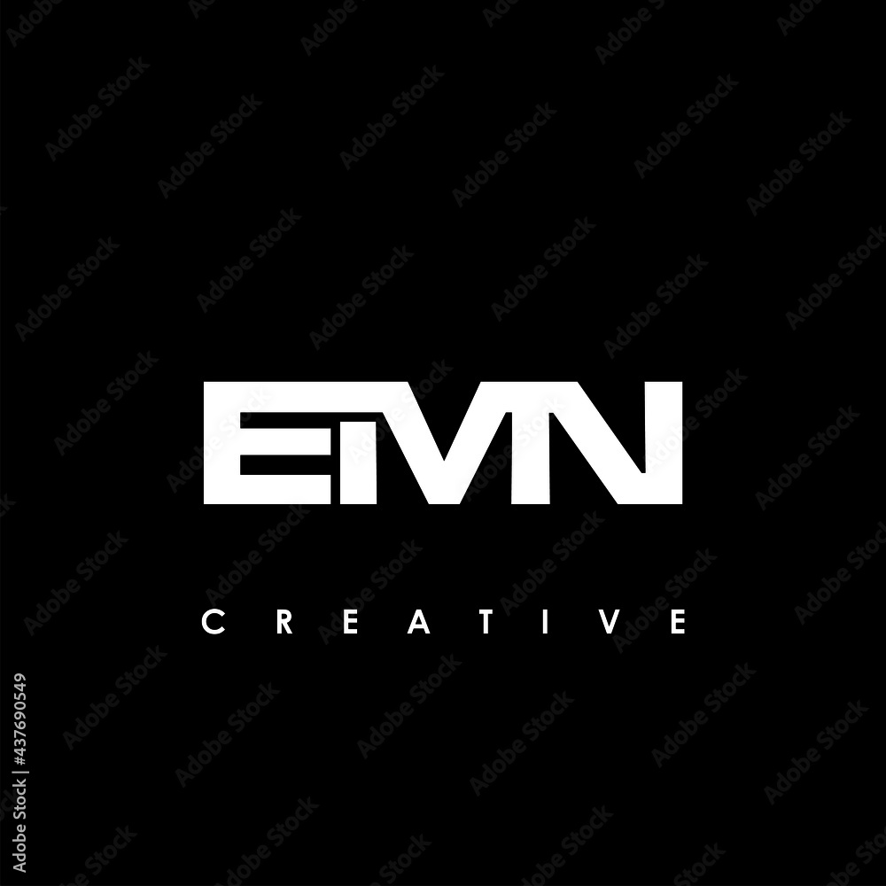 EMN Letter Initial Logo Design Template Vector Illustration