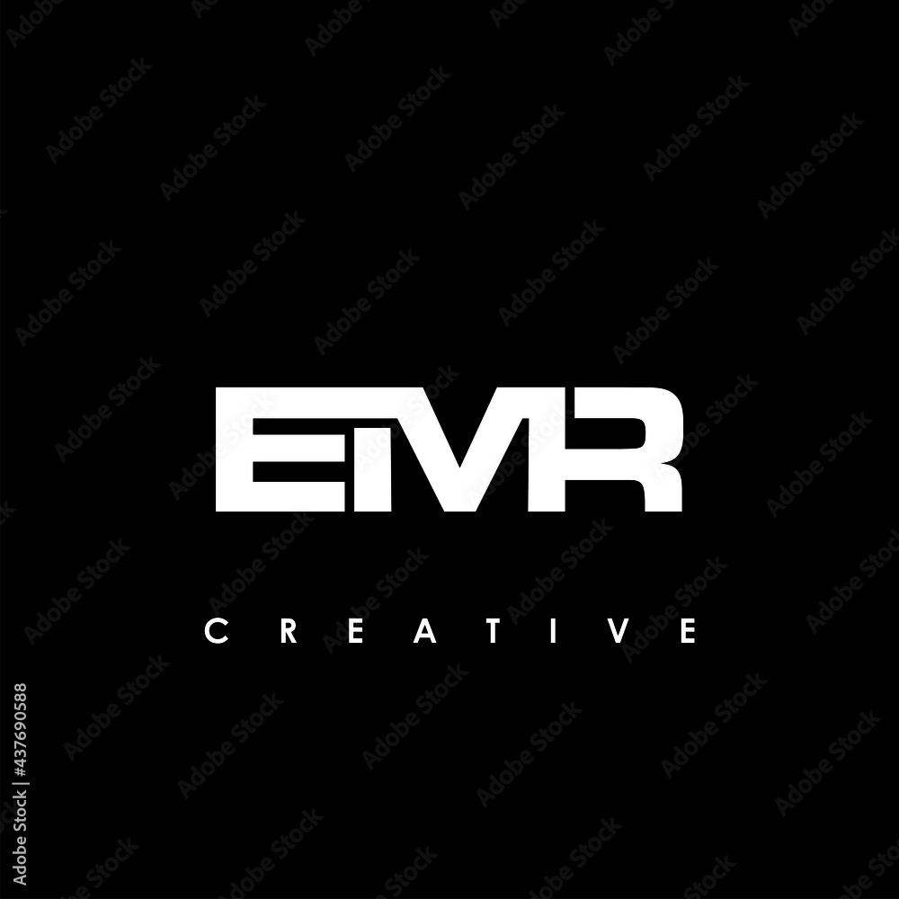 EMR Letter Initial Logo Design Template Vector Illustration Stock EMR Letter Initial Logo Design Template Vector Illustration Stock