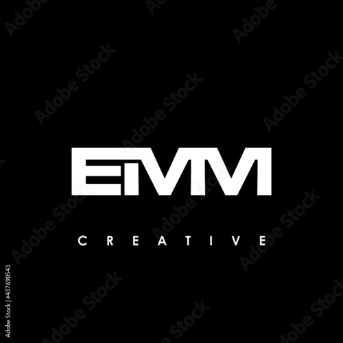 EMM Letter Initial Logo Design Template Vector Illustration