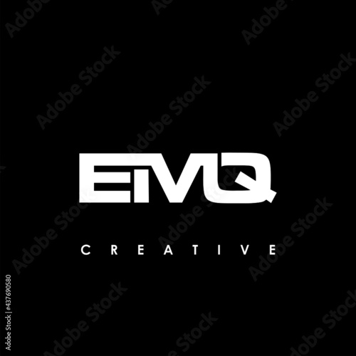 EMQ Letter Initial Logo Design Template Vector Illustration